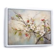 thumbnail image 2 of Designart "Apple Blossom euphony X" Apple Blossom Floater Framed Canvas Art Print, 2 of 7