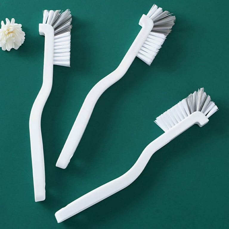 Right Angle Narrow Kitchen Bath Cleaning Brush，Long Handle Bottle Pot Pan  Edge Corners Tile Lines Grout Deep Cleaning Brush Sink Bathroom Brushes