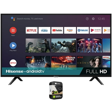 Hisense 43H5500G 43 Inch H55 Series FHD Full HD Smart Android TV with Premium 2 Year Extended Protection Plan,Television