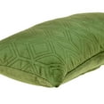 thumbnail image 4 of Parkland Collection Aleta Transitional Quilted Olive Throw Pillow, 4 of 6