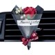 thumbnail image 1 of Clip de ventilación para ambientador de coche con ramo de flores, flor seca de Gypsophila, salida de aire acondicionado para coche, clip de aire acondicionado para automóvil, clip de aromaterapia gen JAMW Sencillez, 1 of 5