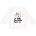 thumbnail image 2 of Inktastic Nana and Grampy Love Me Cat Toddler Sweatshirt, 2 of 4