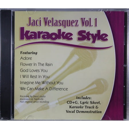 Jaci Velasquez Volume 1 Daywind Christian Karaoke Style NEW CD+G 6 (Cain Velasquez Best Knockouts)