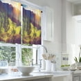 thumbnail image 2 of LALILO Kitchen Curtains and Valances Set of 3 36" Mountain Window Treatment Tiers for Window Decor, 2 of 5