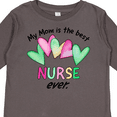 thumbnail image 4 of Inktastic My Mom is the Best Nurse Ever Boys or Girls Long Sleeve Toddler T-Shirt, 4 of 5
