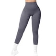 thumbnail image 2 of Yoga Pants for Women Knitted Thread Peach Hip V Waist Yoga Pants High Elastic Sports Running Fitness Pants, 2 of 5