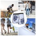 thumbnail image 4 of Balery Turtle with Blue Stones Calzoncillos bóxer para hombre, ropa interior de algodón suave y transpirable con cinturilla de nailon-Small, 4 of 5