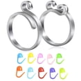 thumbnail image 2 of Anillos Dedo Crochet Punto Ajustables (2 * Anillos 10 * Hebilla Marcadora), 2 of 9