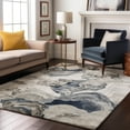 thumbnail image 7 of Addison Rugs Mayfield Premium Machine Washable Transitional Abstract Ivory Rectangle Rug, 10' X 14' Machine Washable Transitional Abstract Ivory Oversized Sherpa Throw Blanket, 7 of 7