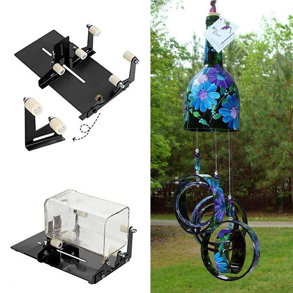 EBTOOLS Glass Bottle Cutter, Square & Round Bottle Cutting Machine, Wine Bottles And Beer Bottles Cutter Tool With Accessories Tool Kit