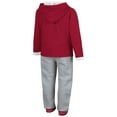 thumbnail image 3 of Toddler Colosseum Crimson/Heathered Gray Oklahoma Sooners Poppies Pullover Hoodie and Sweatpants Set, 3 of 3