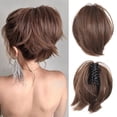 thumbnail image 2 of Voluminous Messy Hair Bun Clip Messy Bun Hair Tie Short Ponytail Extension for Day and Night Wear, 2 of 9