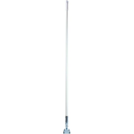 SPARTA Fiberglass Dust Mop Handle with Clip-On Connector  60   White