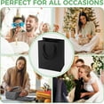 thumbnail image 6 of Black Paper Gift Bags With Handles - 8x5x10 Inch, 30pcs Medium Bulk For Party, Wedding, Birthday, 6 of 7