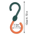 thumbnail image 3 of Oleegame 1PC Spoon And Lid Rest Multifunctional Hangers Creative Rack Rotating S Hook 3 Hooks Storage Hangers, 3 of 8