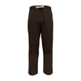 thumbnail image 4 of QSAWXQZ Men's Ribbed Knit Lounge Sweatpants Drawstring Elastic Waist Wide Leg Casual Pants with Pockets Coffee M, 4 of 9