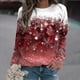 thumbnail image 1 of Pntutb moda mujer estampado cuello redondo pulóver tops manga larga cómoda blusa sudadera Pntutb Pntutb-2404, 1 of 6