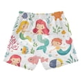 thumbnail image 2 of Kids' Beach Pants Comfortable Swim Trunks Colorful Mermaids Shorts for Pool Vacation and Lounge Wear 2T, 2 of 8