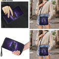 thumbnail image 3 of ZUXONGSY Boho Mandala Cat Print Women's PU Leather Hobo Bag & Matching Wallet Set, Multi-Pocket Crossbody Purse with Adjustable Strap for Travel & Work, 3 of 5