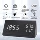 thumbnail image 3 of Wooden Alarm Clock, Smart LED Digital Clock for Bedroom/desks, Upgraded with Time Temperature, Adjustable Brightness and Voice, 3 of 5