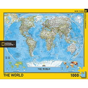 New York Puzzle Company - National Geographic The World - 1000 Piece Jigsaw Puzzle