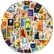 thumbnail image 2 of Paquete de pegatinas de vinilo con temática de cartas de tarot, fantasía mística, 50 unidades, 2 of 2