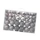 thumbnail image 2 of Juego de adornos navideños con forma de bola, colgantes de 3, 4 y 6 cm, para fiestas, decoración navideña. Plata, 2 of 9