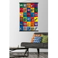 thumbnail image 2 of NBA League - Logos 24 Wall Poster with Magnetic Frame, 22.375" x 34", 2 of 4