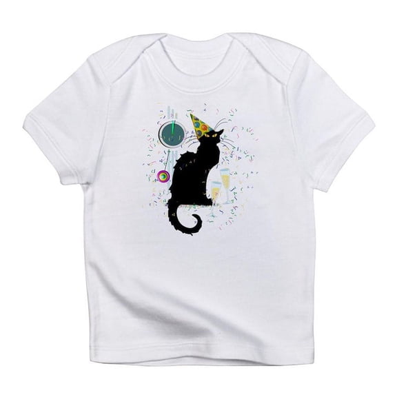 CafePress - Chat Noir New Years Party Countdown Infant T Shirt - Infant T-Shirt