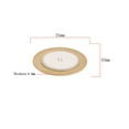 thumbnail image 2 of Clispeed 10Pcs Piezoelectric Buzzer Film Gasket for Acoustic Guitar Pickups Golden Copper Ceramic Disc, 2 of 8
