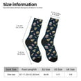 thumbnail image 2 of Xecao Fast Food Pattern Sport Socks for Women and Men Crew Socks Sporty Calf Socks Casual Socks, 2 of 6