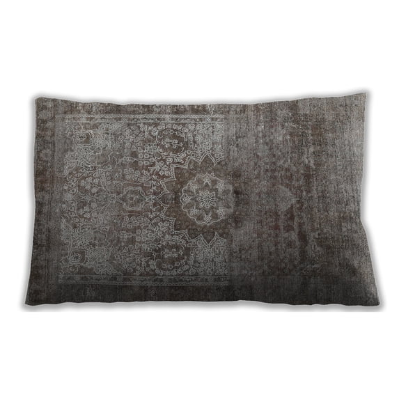 Ahgly Company Outdoor Rectangular Traditional Lumbar Throw Pillow, 13 inch by 19 inch