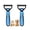 Blue M*2, variant on Dematting Comb for Dogs and Cats, Undercoat Rake Pet Brush for Long Hair, Deshedding Dog Brush Removes Tangles Knots and Loose Fur, Grooming Tool for Thick Coats (Pink M*2)