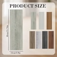 thumbnail image 3 of 10Pc Self-Adhesive Wood Planks Wood Grain Peel And Stick Tile For Kitchen,Pvc (H), 3 of 9