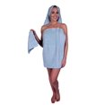 thumbnail image 2 of Puffy Cotton Luxury Hotel & Bath Towel Set (1 x Bath Towel + 1 x Hand Towel + 1 x Washcloth ) - Blue, 2 of 8