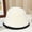 White, variant on New Autumn And Winter Two -Color Imitation Mink Hair Bucket Hat Female Simple And Elegant Face Faces, Small Senior Fisherman Hat