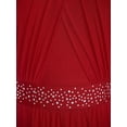thumbnail image 7 of XUNZOO Lyrical Dance Costume for Women Sleeveless Ballet Leotard Sheer Mesh Flowy Long Wrap Skirt Burgundy M, 7 of 7