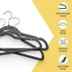 thumbnail image 5 of Perchas de terciopelo Lifemaster con gancho giratorio de 360°, 10 kg, 5 of 7