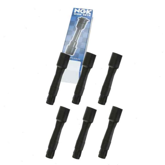 6 pc NGK Ignition Coil Boots compatible with BMW 325xi 2.5L L6 2001-2002