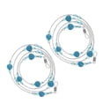 thumbnail image 1 of 2 Piezas Gafas de terre Soporte Cuello Cordón Correa Cristal Lente Soporte, 1 of 7