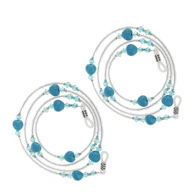 2 Piezas Gafas de terre Soporte Cuello Cordón Correa Cristal Lente Soporte