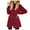 Red, variant on YDFCWXW Long Rain Coat for Women Packable Rain Jacket Womens Waterproof Raincoat Lightweight Hooded Windbreaker Trench Coat Red, S