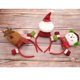 thumbnail image 4 of Naiovety Navidad 3D muñeca diadema muñeco de nieve banda para el cabello sombrero de invierno accesorios de estilo de Navidad aro fiesta Papá Noel, 4 of 6