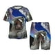 thumbnail image 1 of Balery Astronaut in Outer Space Conjunto de Pijama Infantil de Manga Corta con Estampado – Ropa de Dormir de Algodón Suave-3X-Large, 1 of 6