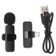 thumbnail image 1 of Wireless Lavalier Microphone Intelligent Noise Cut Automatic Pairing Compact Microphone for Live Broadcast Gaming Phone 1, 1 of 4