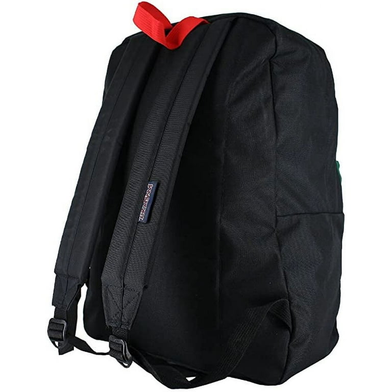 JanSport T501 SuperBreak Bookbag 100 Authentic School Backpack in Mexican Flag Black Design Walmart