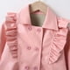 thumbnail image 4 of Vestido Para Niñas, Ropa Para Niñas, Vestido Largo A La Moda Para Niños, Falda De Manga Larga De Piel Sintética, Abrigo, Top Versátil Rosa Odeerbi LM103-5372, 4 of 7