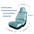 thumbnail image 5 of Yiaed Teal Turquoise Wood Print Car Seat Covers,Universal Auto Seats Protector Fits for Car,SUV Sedan,Truck,Automotive Seat Covers & Accessories-1, 5 of 9