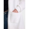 thumbnail image 3 of No Boundaries Open Front Duster Cardigan, Midweight, Women's and Women’s Plus XXS-4X, 3 of 4