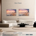 thumbnail image 4 of Elephant Stock Varanasi Sunset Skyline Wall Art - Horizontal Canvas Wall Art - Living Room Wall Decor - Places Canvas - Yellow And Blue Decor - 51" x 34", 4 of 8